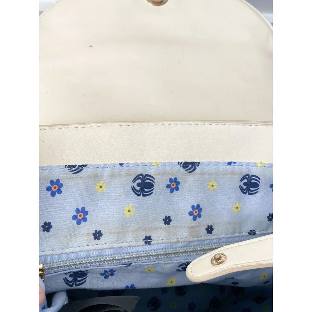 Boxlunch Our Universe Marvel Spider-Man Floral Mini Backpack Cream Red Universal
